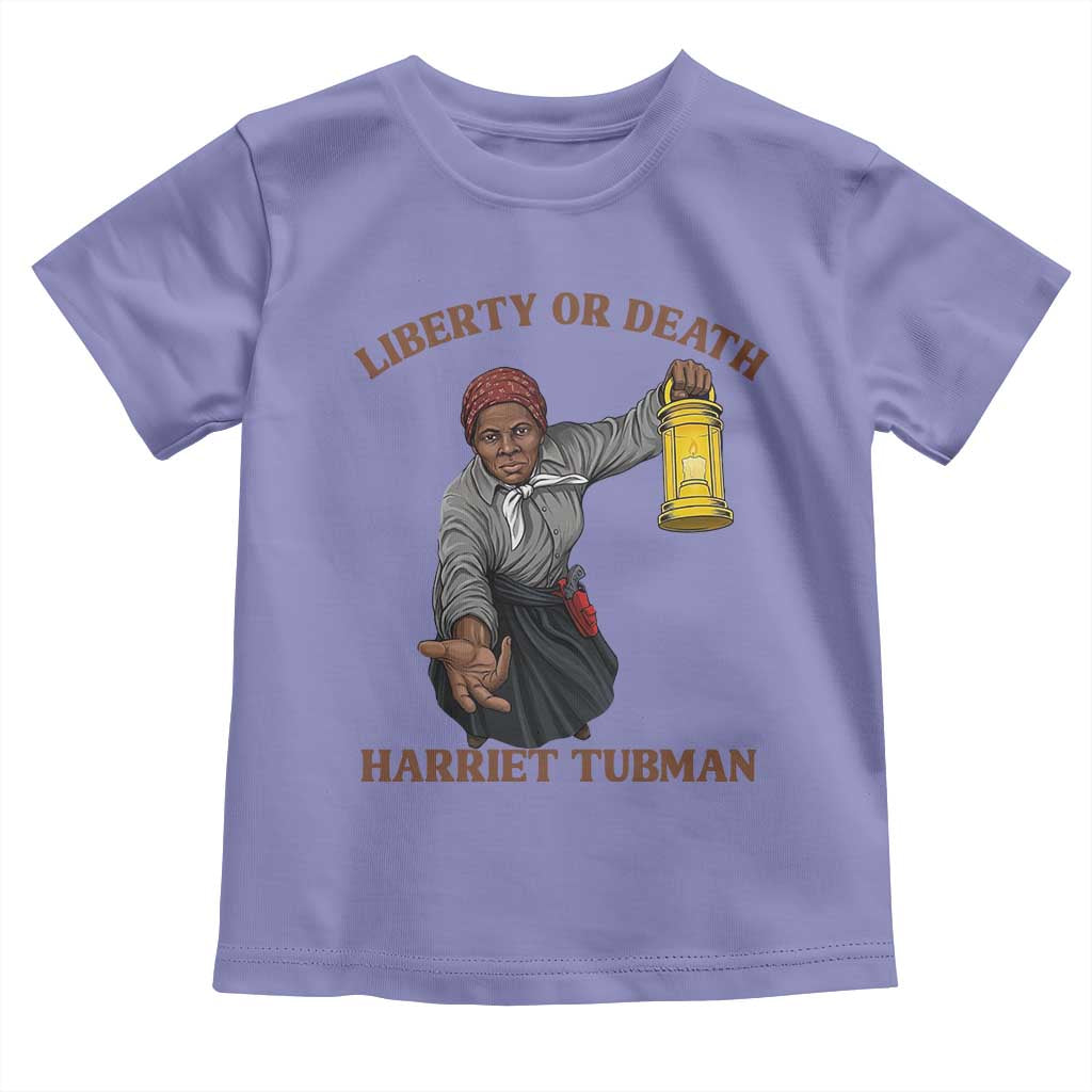 Harriet Tubman Freedom Quote Toddler T Shirt Liberty Or Death TS12 Violet Print Your Wear