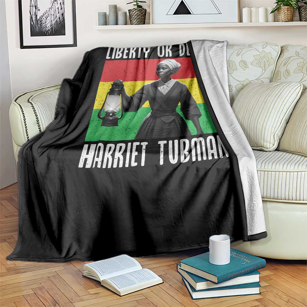 Harriet Tubman Women Leadership Throw Blanket Liberty Or Death TS12 Print Your Wear