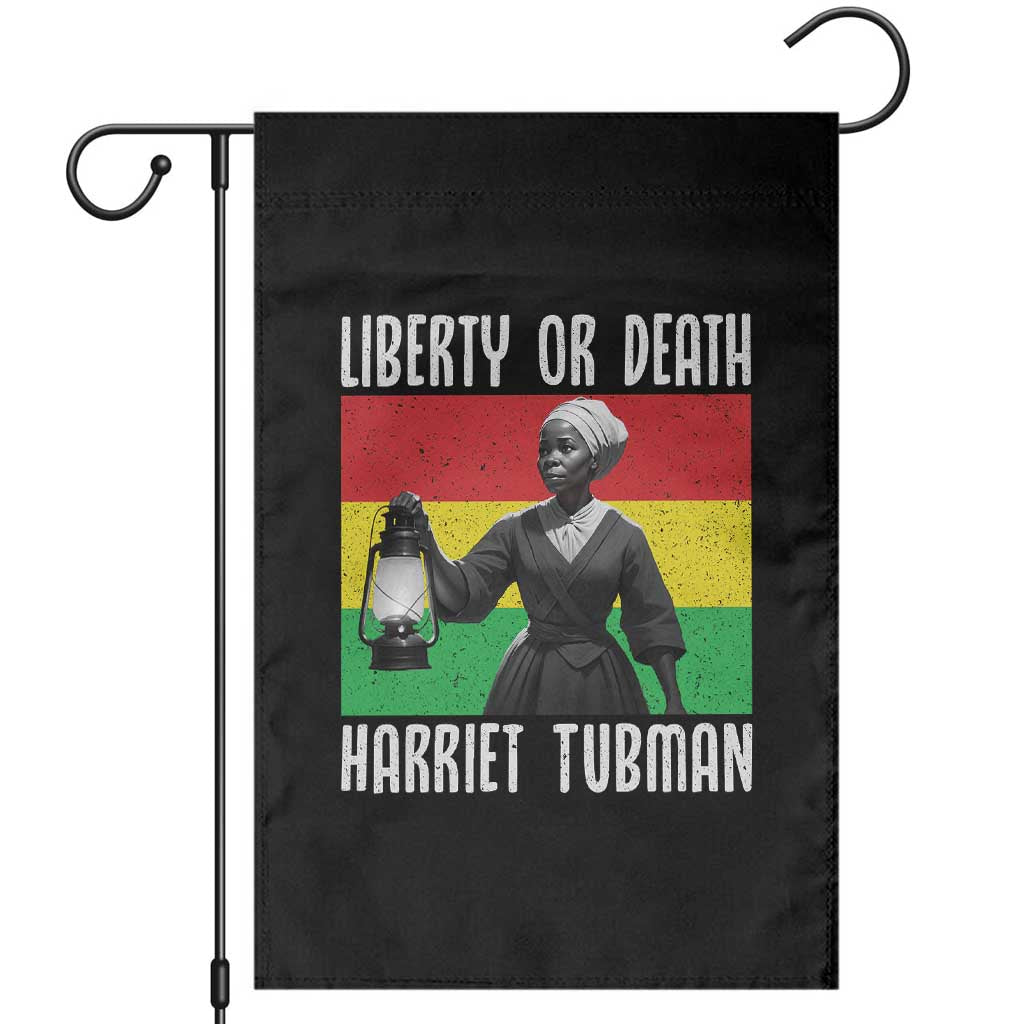 Harriet Tubman Women Leadership Garden Flag Liberty Or Death TS12 Black Print Your Wear