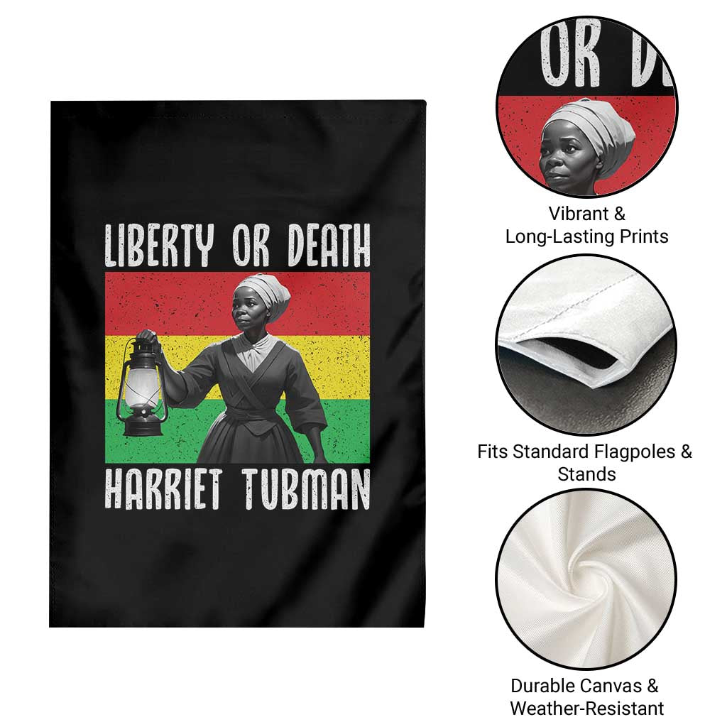 Harriet Tubman Women Leadership Garden Flag Liberty Or Death TS12 Print Your Wear