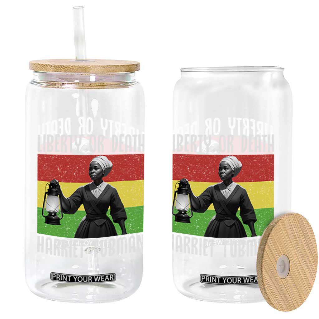 Harriet Tubman Women Leadership Glass Can Liberty Or Death TS12 Print Your Wear