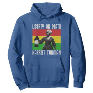 Harriet Tubman Women Leadership Hoodie Liberty Or Death TS12 Royal Blue Print Your Wear