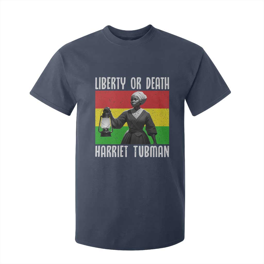 Harriet Tubman Women Leadership T Shirt For Kid Liberty Or Death TS12 Navy Print Your Wear