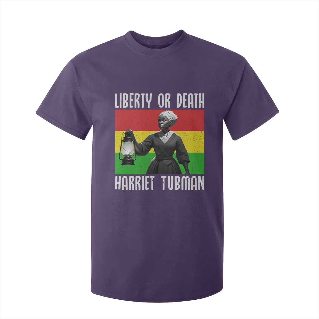 Harriet Tubman Women Leadership T Shirt For Kid Liberty Or Death TS12 Purple Print Your Wear