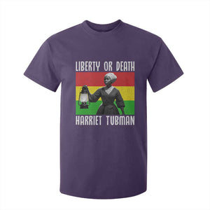 Harriet Tubman Women Leadership T Shirt For Kid Liberty Or Death TS12 Purple Print Your Wear