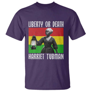 Harriet Tubman Women Leadership T Shirt Liberty Or Death TS12 Purple Print Your Wear