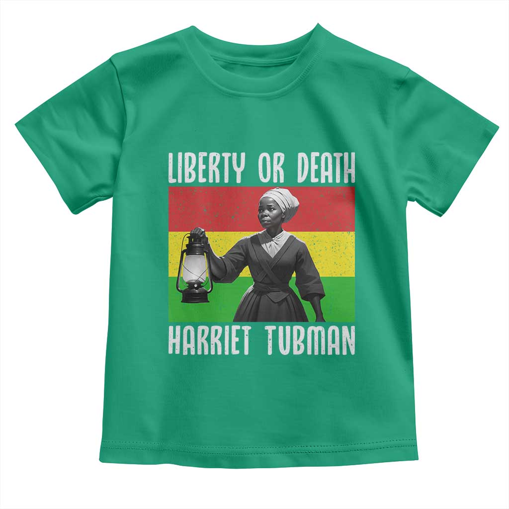 Harriet Tubman Women Leadership Toddler T Shirt Liberty Or Death TS12 Irish Green Print Your Wear