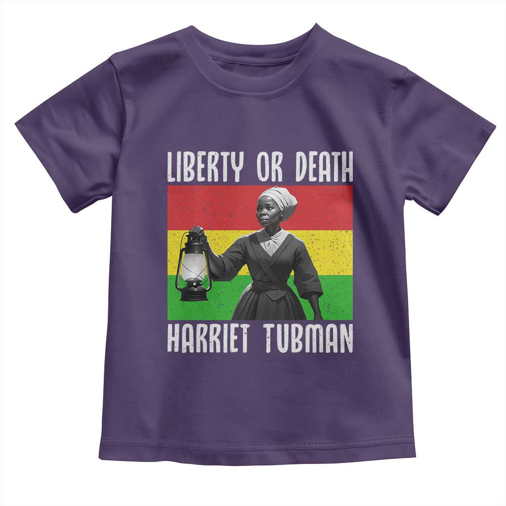 Harriet Tubman Women Leadership Toddler T Shirt Liberty Or Death TS12 Purple Print Your Wear