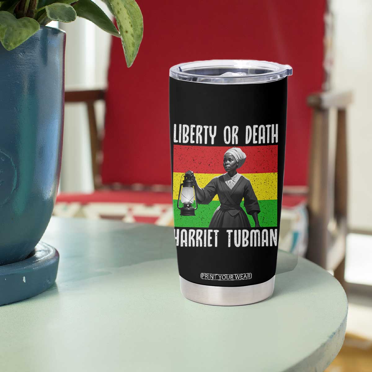 Harriet Tubman Women Leadership Tumbler Cup Liberty Or Death TS12 Print Your Wear