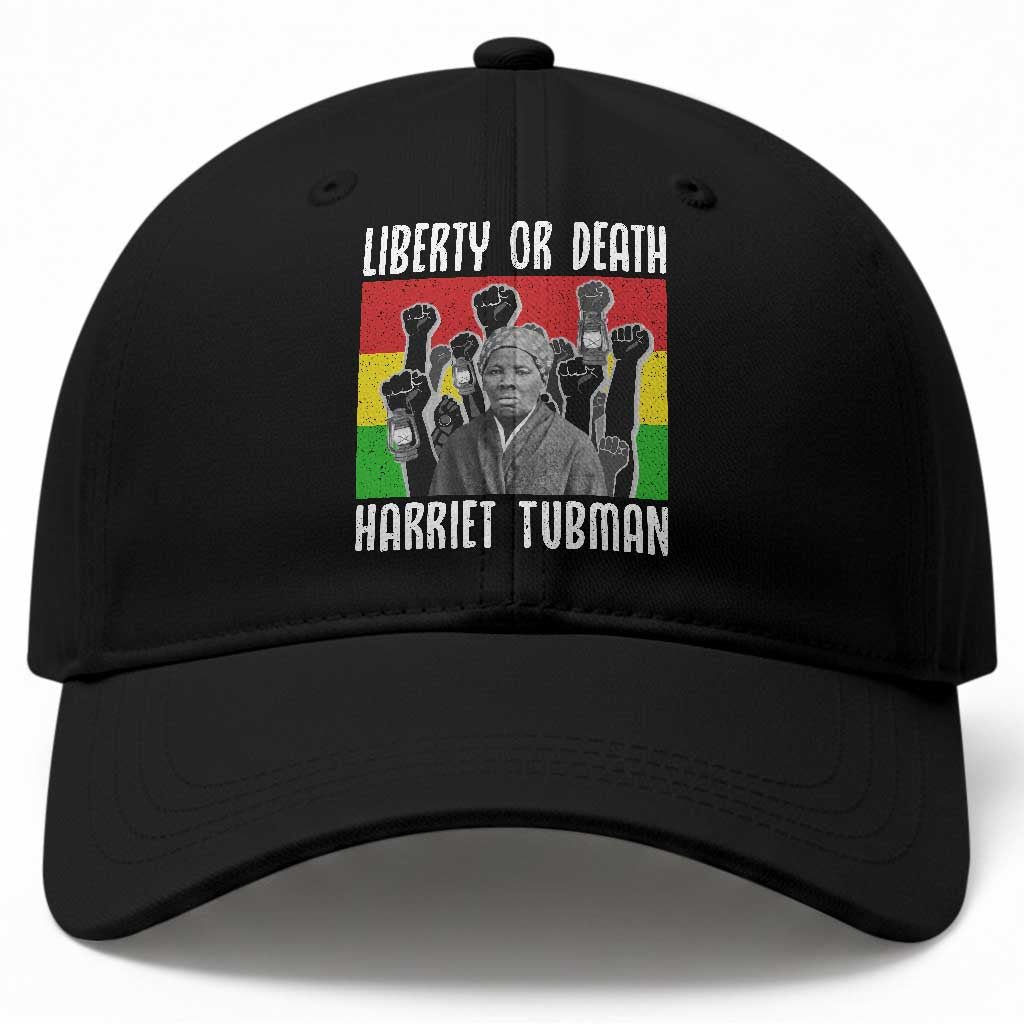 Harriet Tubman Baseball Cap Liberty Or Death Women Empowerment Quote TS12 Print Your Wear
