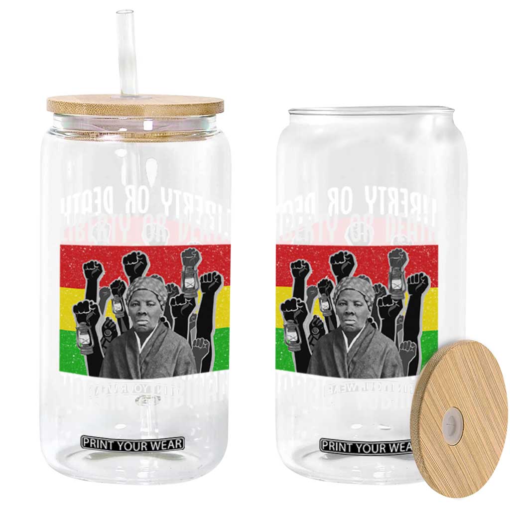 Harriet Tubman Glass Can Liberty Or Death Women Empowerment Quote TS12 Print Your Wear