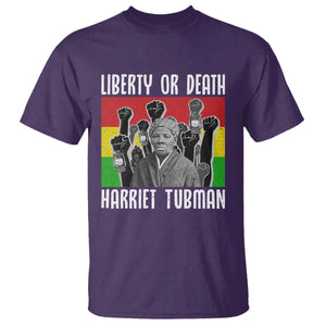 Harriet Tubman T Shirt Liberty Or Death Women Empowerment Quote TS12 Purple Print Your Wear