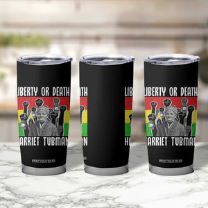 Harriet Tubman Tumbler Cup Liberty Or Death Women Empowerment Quote TS12 Print Your Wear