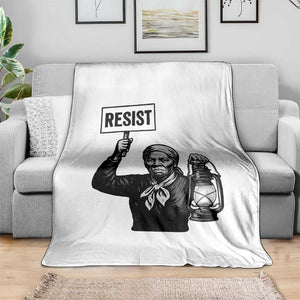 Harriet Tubman Says Resist Throw Blanket Women Empowerment Quote TS12 Print Your Wear