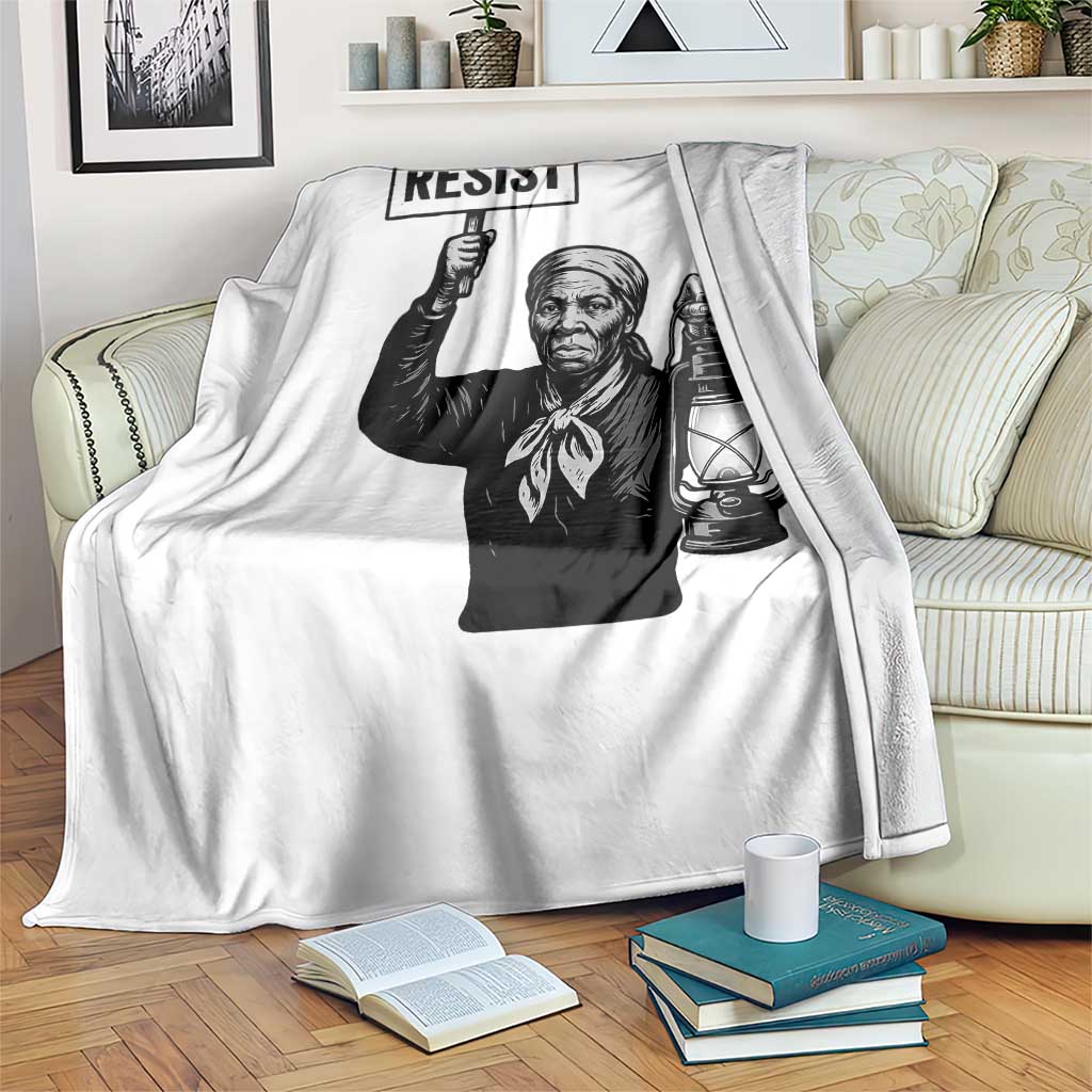 Harriet Tubman Says Resist Throw Blanket Women Empowerment Quote TS12 Print Your Wear