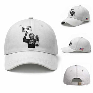 Harriet Tubman Says Resist Baseball Cap Women Empowerment Quote TS12 Baseball Cap Universal Fit White Print Your Wear