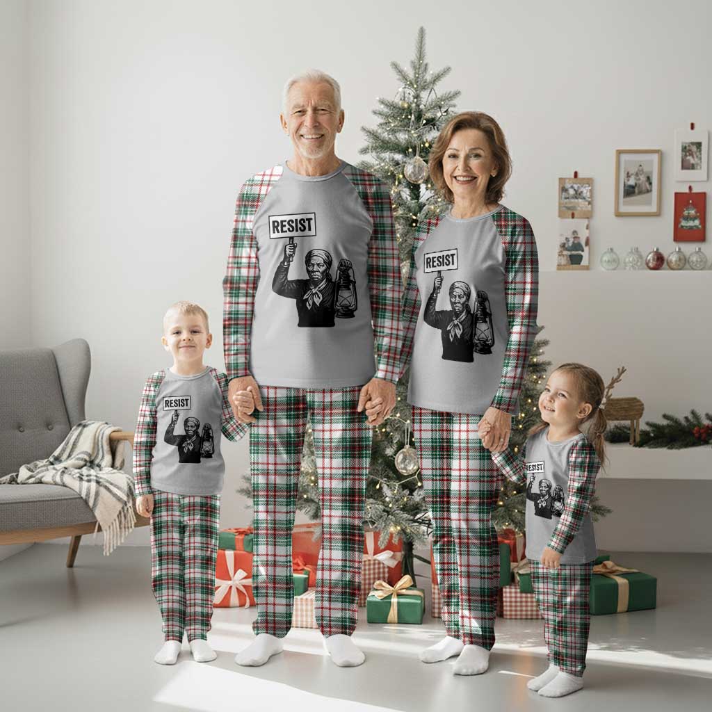 Harriet Tubman Says Resist Plaid Pajama Set Women Empowerment Quote TS12 Christmas Plaid Print Your Wear