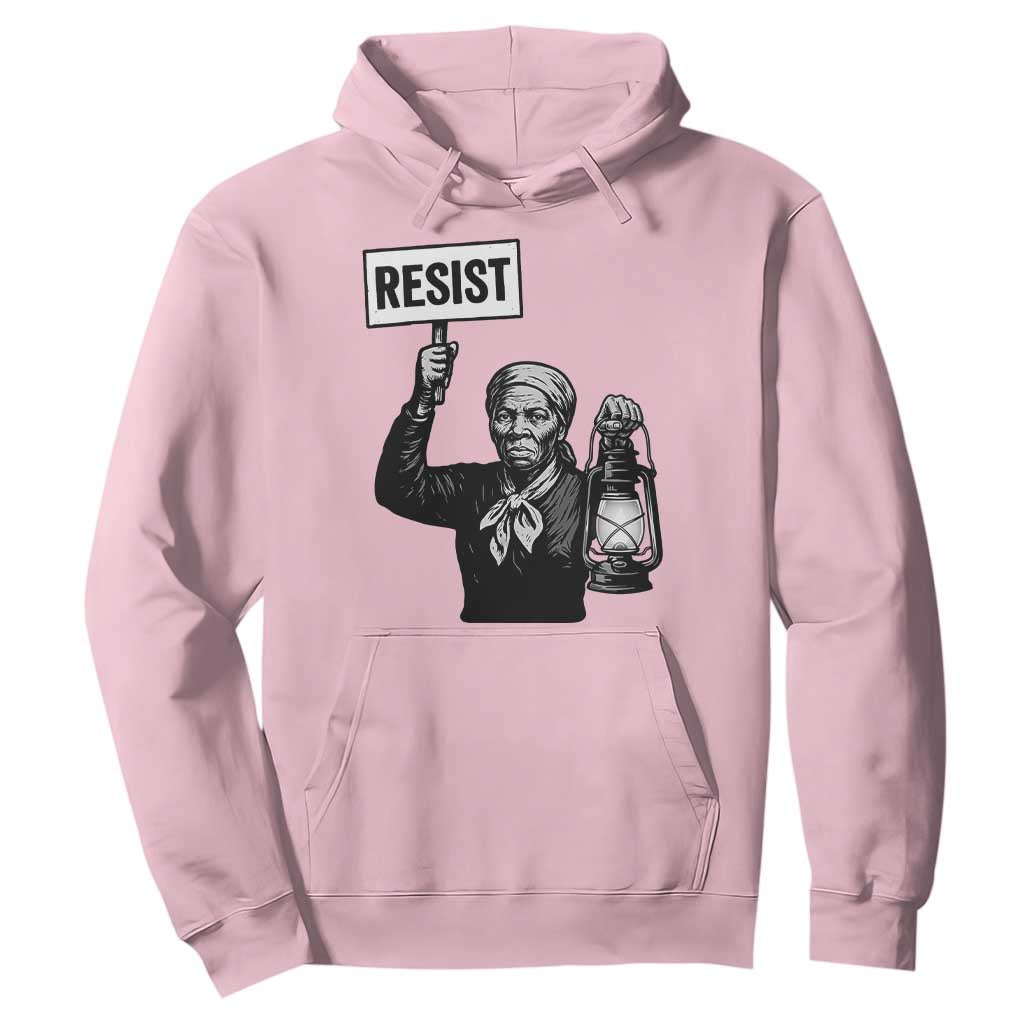 Harriet Tubman Says Resist Hoodie Women Empowerment Quote TS12 Light Pink Print Your Wear