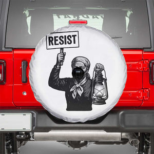 Harriet Tubman Says Resist Spare Tire Cover Women Empowerment Quote TS12 White Print Your Wear
