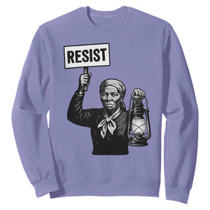 Harriet Tubman Says Resist Sweatshirt Women Empowerment Quote TS12 Violet Print Your Wear