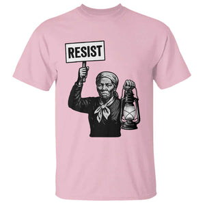 Harriet Tubman Says Resist T Shirt Women Empowerment Quote TS12 Light Pink Print Your Wear