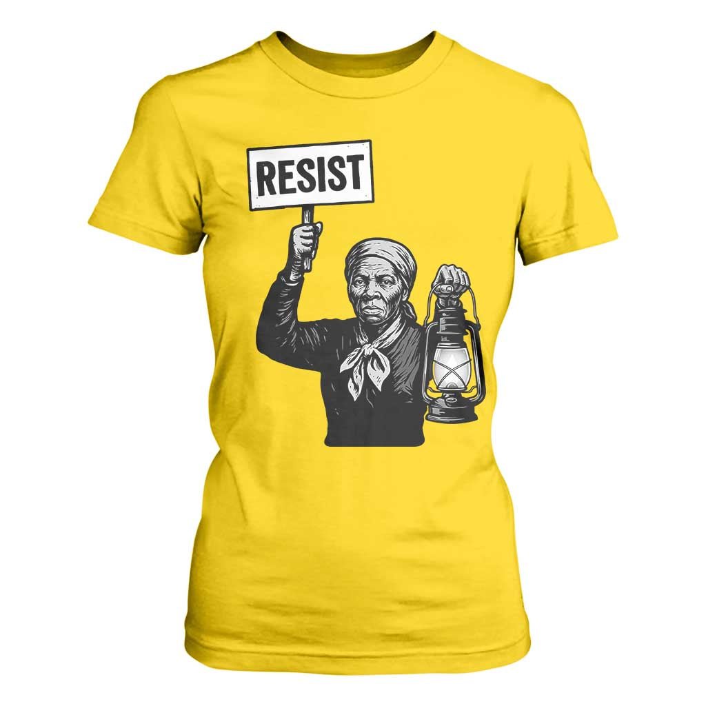 Harriet Tubman Says Resist T Shirt For Women Women Empowerment Quote TS12 Daisy Print Your Wear