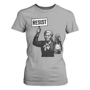 Harriet Tubman Says Resist T Shirt For Women Women Empowerment Quote TS12 Sport Gray Print Your Wear