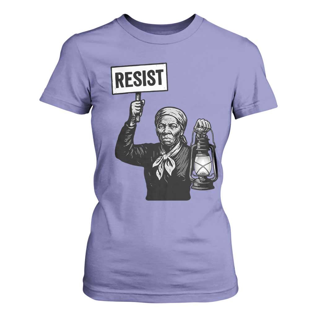 Harriet Tubman Says Resist T Shirt For Women Women Empowerment Quote TS12 Violet Print Your Wear