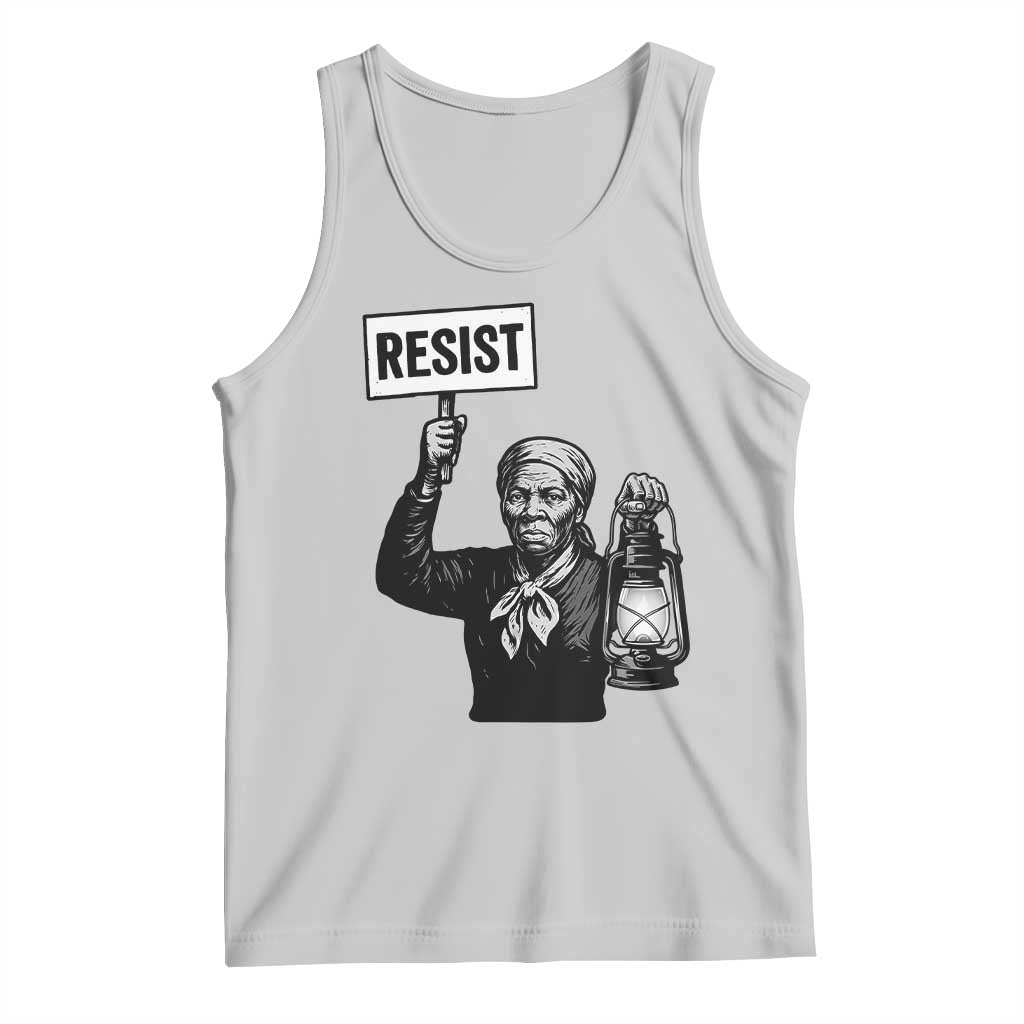 Harriet Tubman Says Resist Tank Top Women Empowerment Quote TS12 Ash Print Your Wear