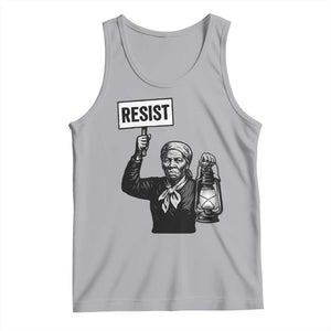 Harriet Tubman Says Resist Tank Top Women Empowerment Quote TS12 Athletic Heather Print Your Wear