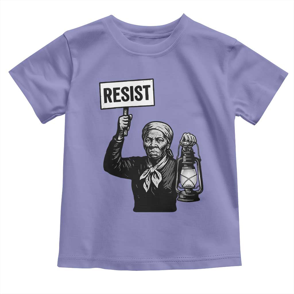 Harriet Tubman Says Resist Toddler T Shirt Women Empowerment Quote TS12 Violet Print Your Wear