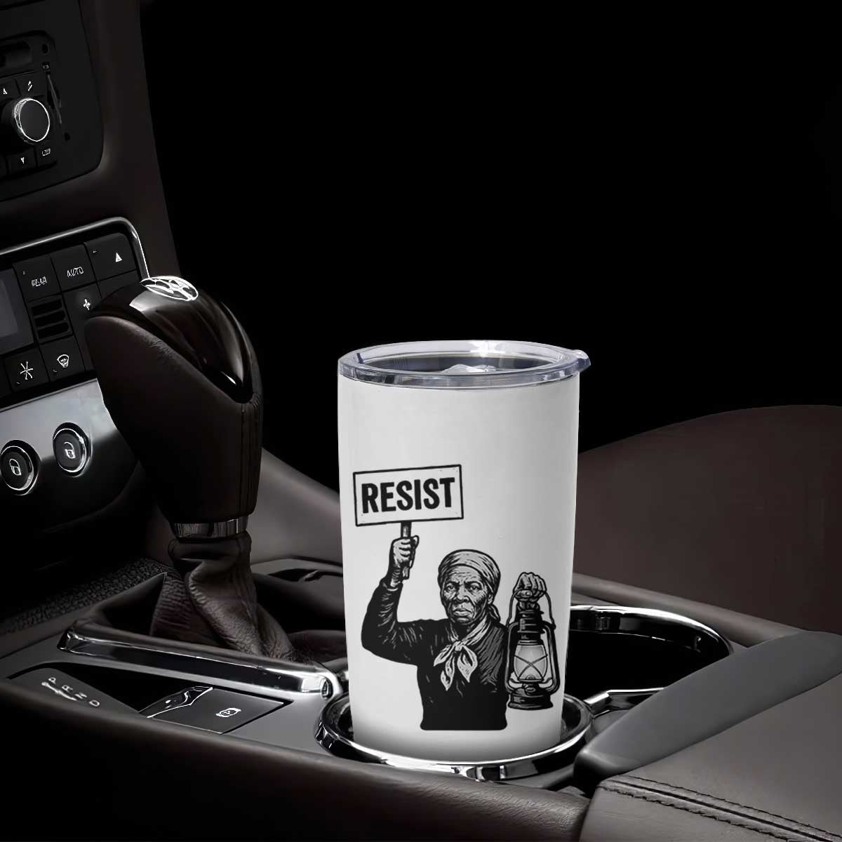 Harriet Tubman Says Resist Tumbler Cup Women Empowerment Quote TS12 Print Your Wear