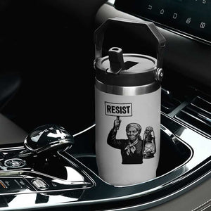 Harriet Tubman Says Resist Flip Straw Tumbler Women Empowerment Quote TS12 Print Your Wear