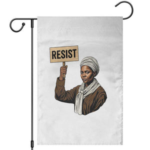 Funny Harriet Tubman Says Resist Garden Flag Black Pride Inspiration Gift TS12 White Print Your Wear