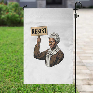 Funny Harriet Tubman Says Resist Garden Flag Black Pride Inspiration Gift TS12 Print Your Wear
