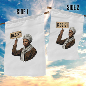 Funny Harriet Tubman Says Resist Garden Flag Black Pride Inspiration Gift TS12 Print Your Wear