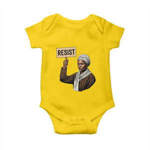 Funny Harriet Tubman Says Resist Baby Onesie Black Pride Inspiration Gift TS12 Daisy Print Your Wear