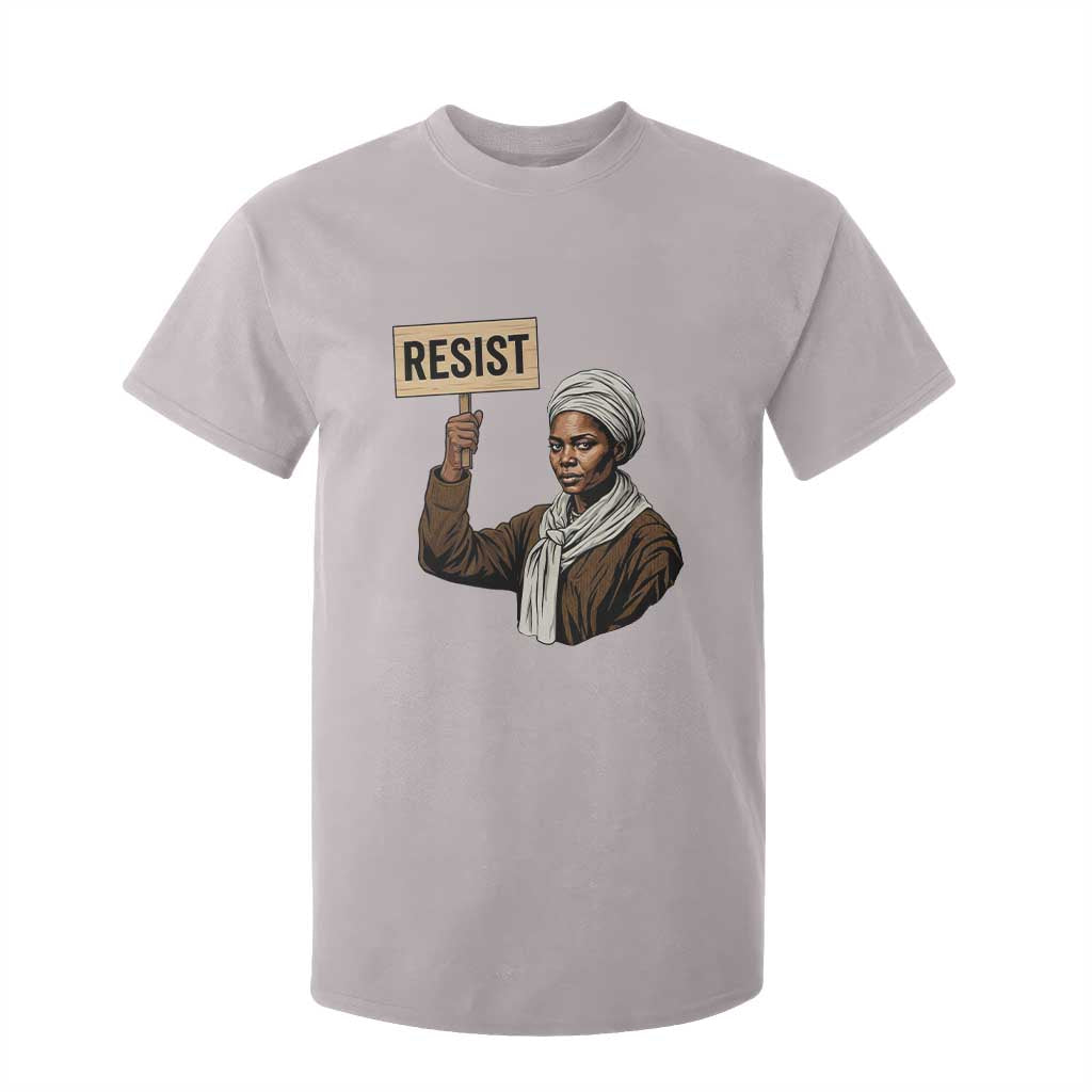 Funny Harriet Tubman Says Resist T Shirt For Kid Black Pride Inspiration Gift TS12 Ice Gray Print Your Wear