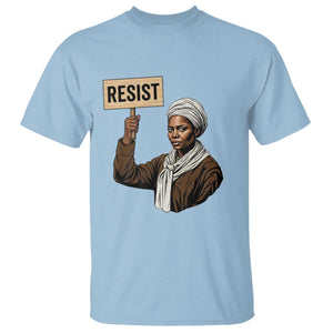 Funny Harriet Tubman Says Resist T Shirt Black Pride Inspiration Gift TS12 Light Blue Print Your Wear