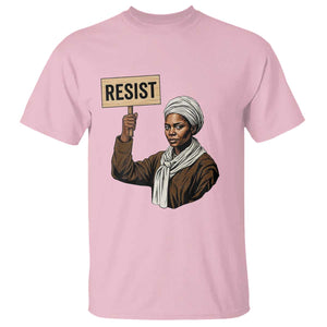 Funny Harriet Tubman Says Resist T Shirt Black Pride Inspiration Gift TS12 Light Pink Print Your Wear