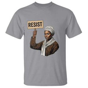 Funny Harriet Tubman Says Resist T Shirt Black Pride Inspiration Gift TS12 Sport Gray Print Your Wear