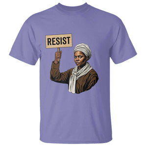 Funny Harriet Tubman Says Resist T Shirt Black Pride Inspiration Gift TS12 Violet Print Your Wear