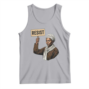 Funny Harriet Tubman Says Resist Tank Top Black Pride Inspiration Gift TS12 Athletic Heather Print Your Wear