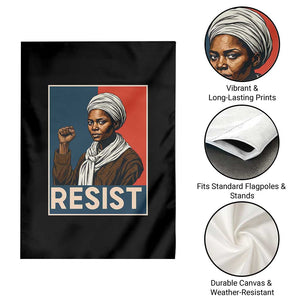 Funny Harriet Tubman Says Resist Garden Flag Strong Black Woman Leader TS12 Print Your Wear