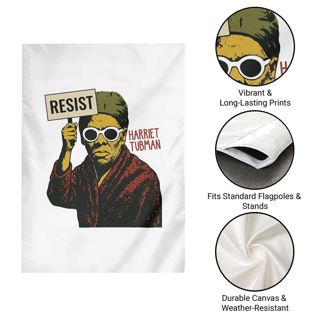 Funny Harriet Tubman Says Resist Garden Flag Female Empowerment History Gift TS12 Print Your Wear