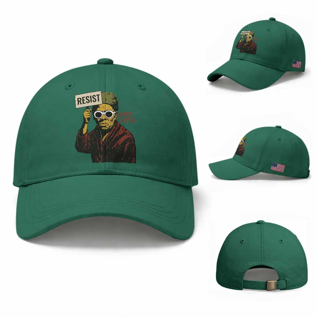 Funny Harriet Tubman Says Resist Baseball Cap Female Empowerment History Gift TS12 Baseball Cap Universal Fit Irish Green Print Your Wear