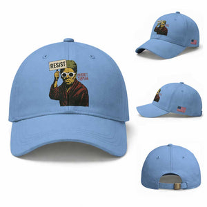 Funny Harriet Tubman Says Resist Baseball Cap Female Empowerment History Gift TS12 Baseball Cap Universal Fit Light Blue Print Your Wear