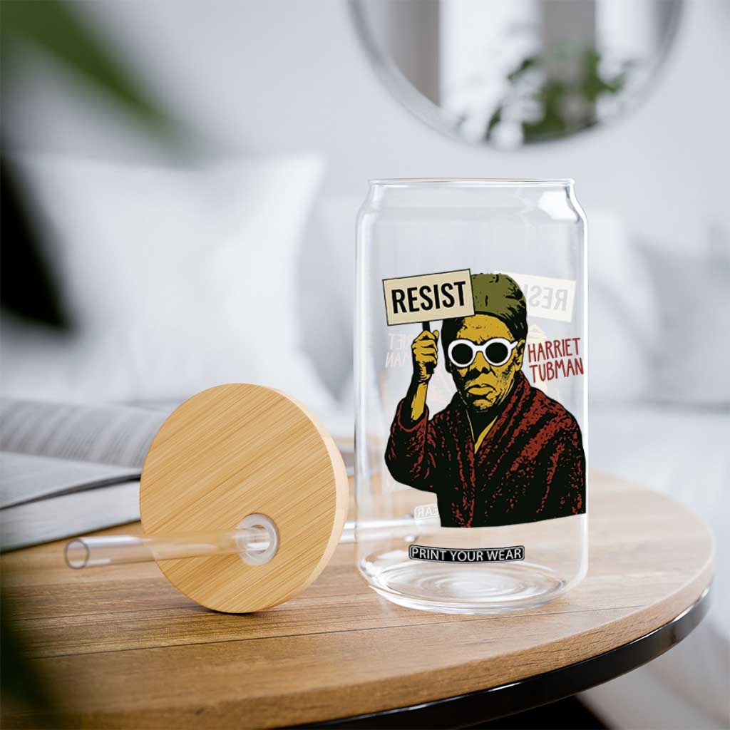 Funny Harriet Tubman Says Resist Glass Can Female Empowerment History Gift TS12 Print Your Wear
