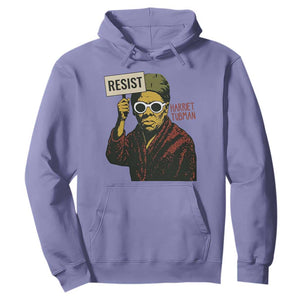 Funny Harriet Tubman Says Resist Hoodie Female Empowerment History Gift TS12 Violet Print Your Wear