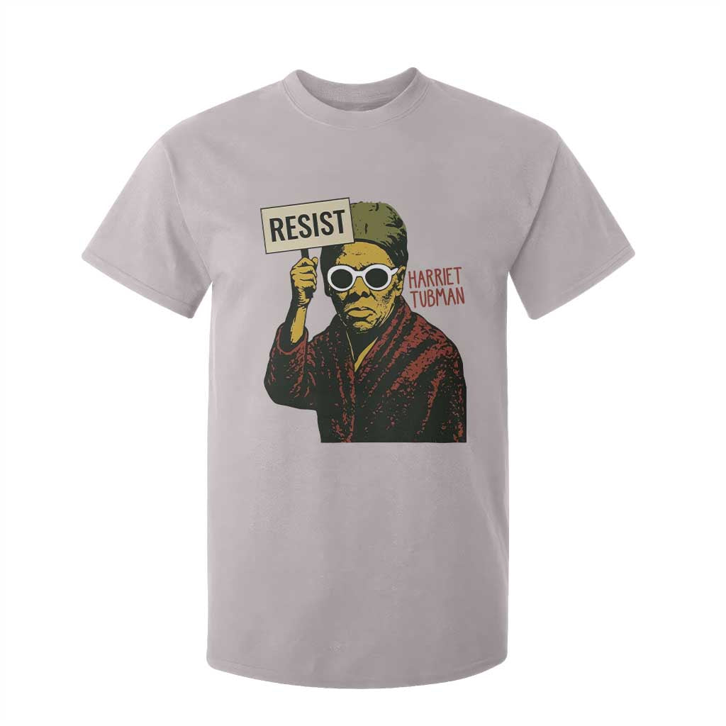 Funny Harriet Tubman Says Resist T Shirt For Kid Female Empowerment History Gift TS12 Ice Gray Print Your Wear